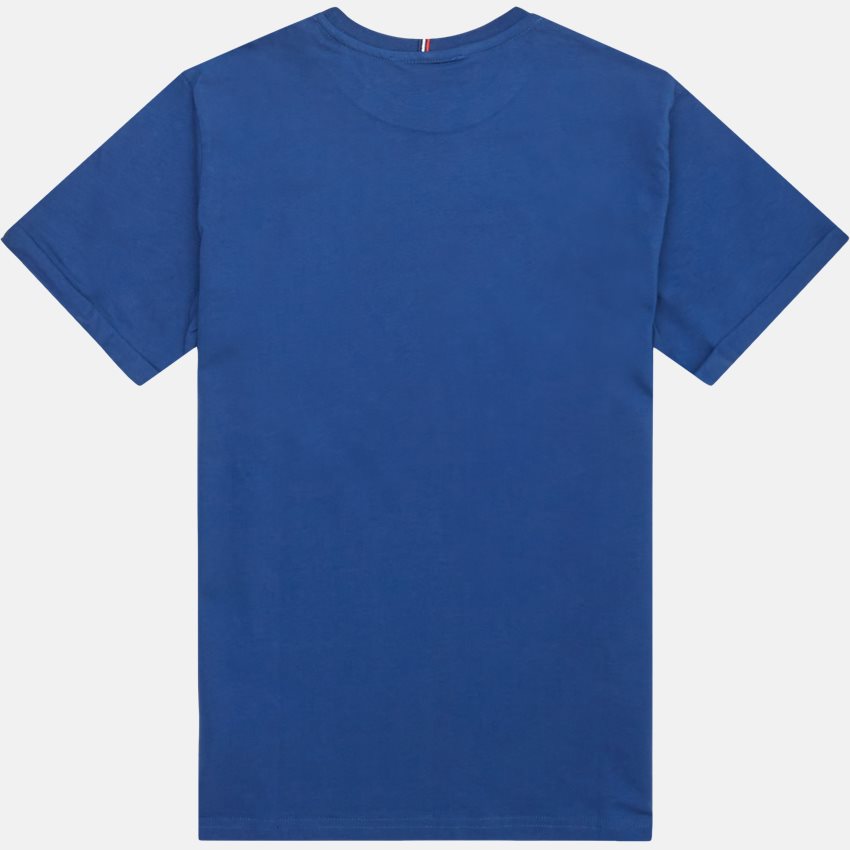 Les Deux T-shirts NØRREGAARD T-SHIRT LDM101008 HIGH BLUE/ORANGE